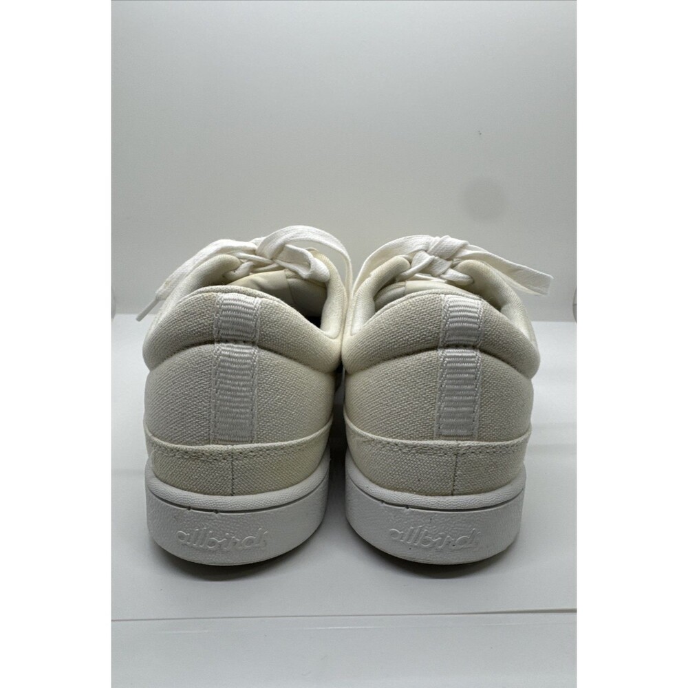 Allbirds Women's Lace Up Canvas Pacers Sneakers Shoes Casual Off White Size 8 - Picture 5 of 13